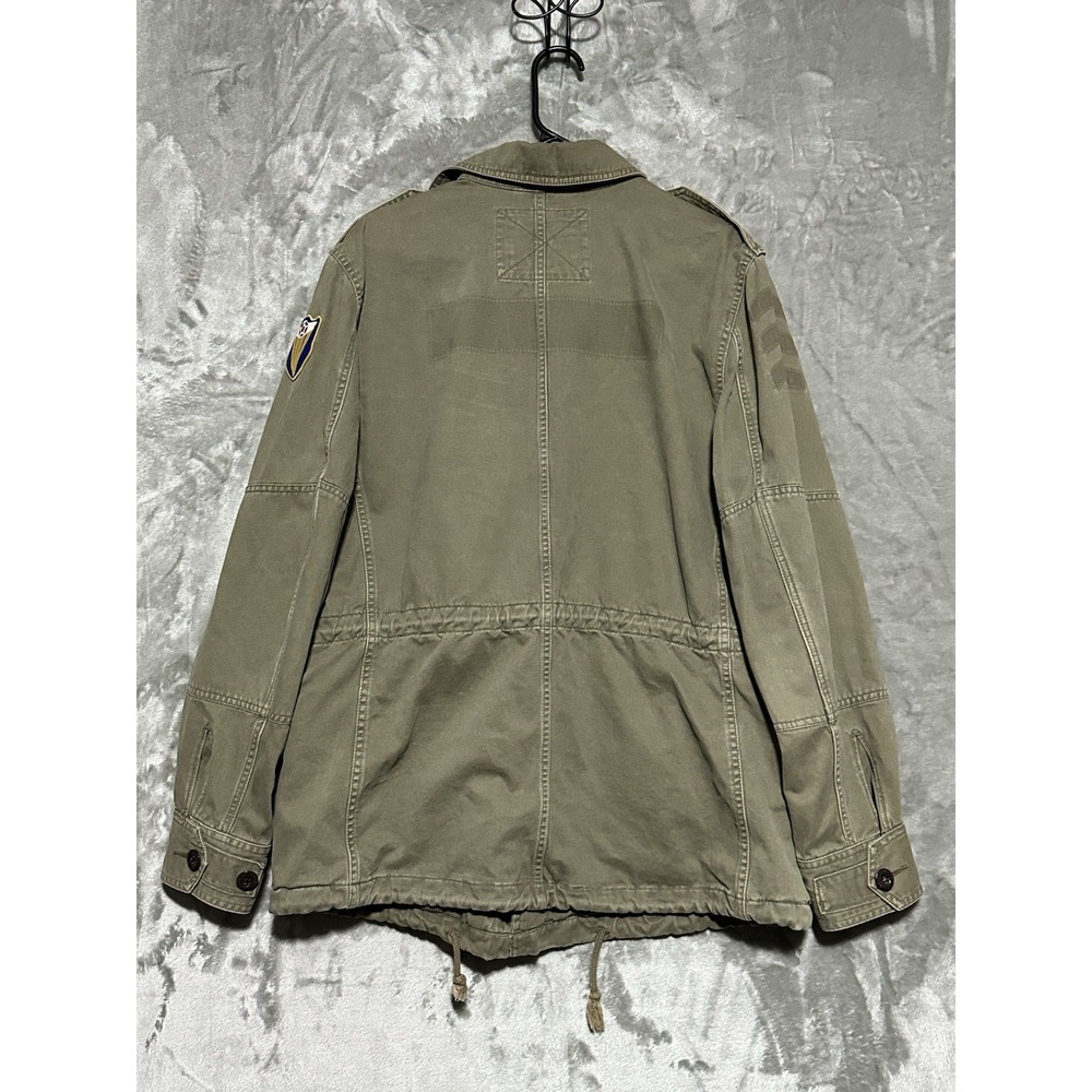 American Living Utility Military Scout Jacket Mens Size M Army Green Outdoors - Picture 10 of 10